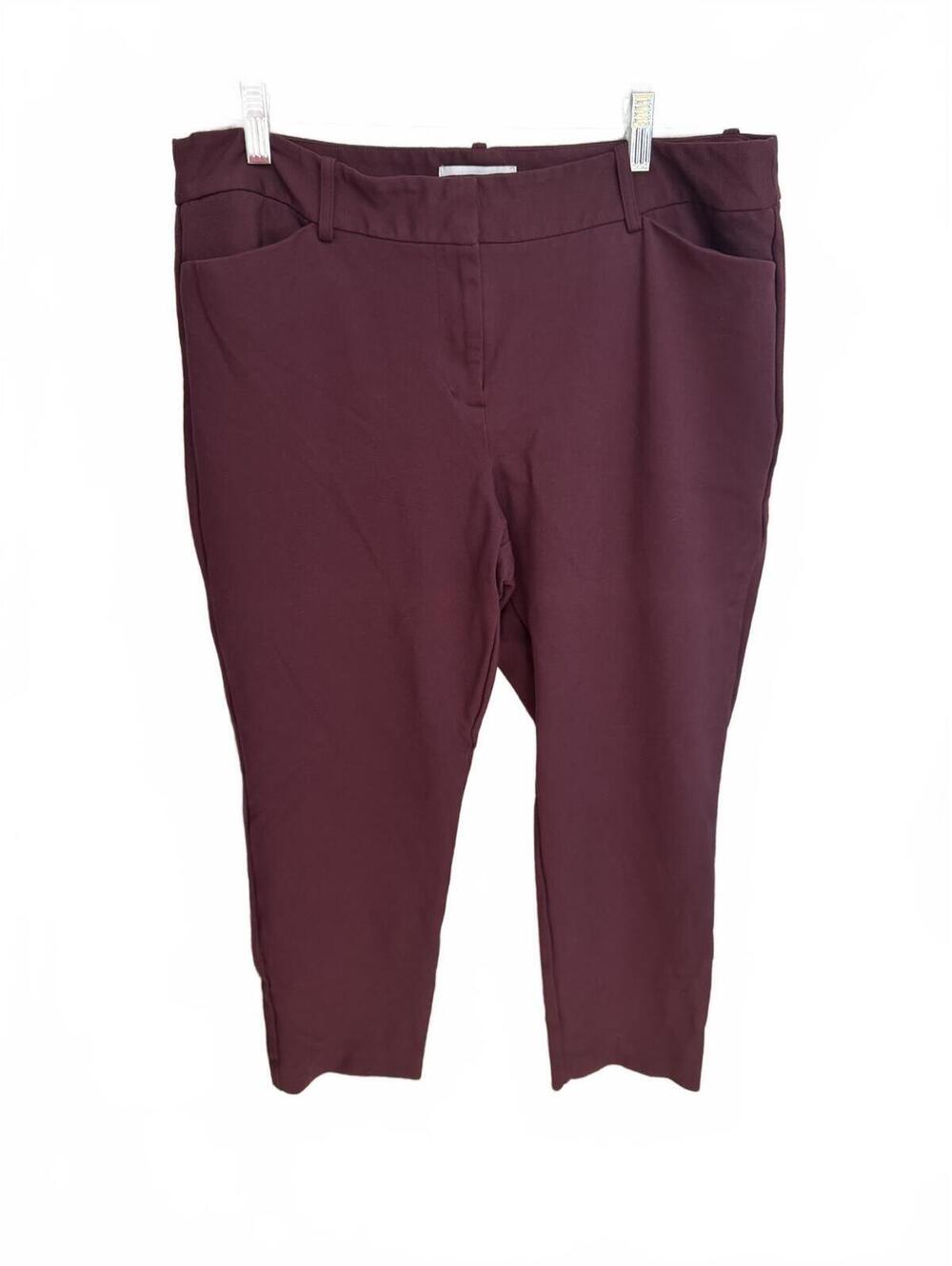 432 Liz Claiborne 14 38" Waist Plum Dress Pants R0000432